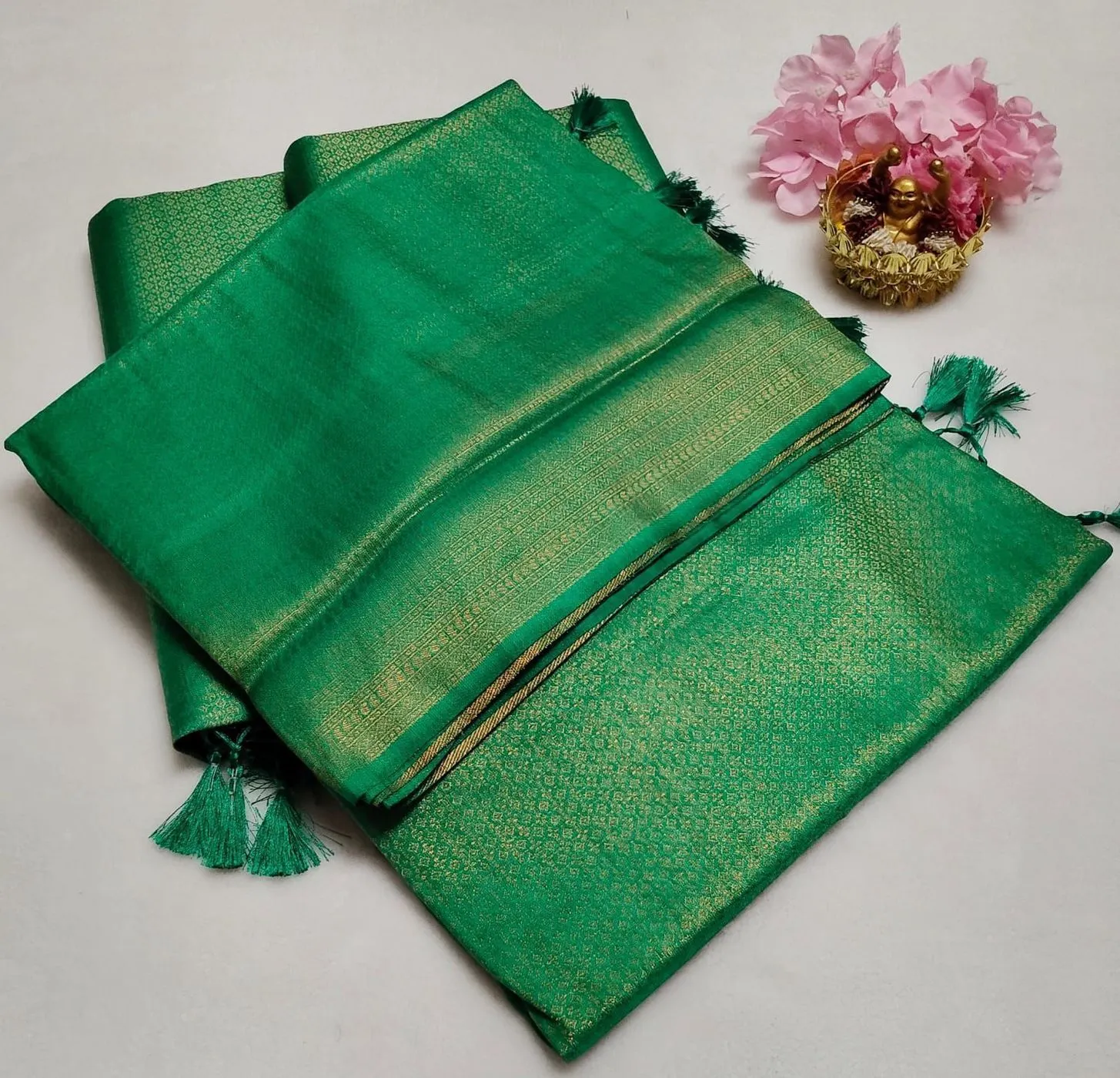 *COPPER SOFTY*
*Premium quality* Sarees 6