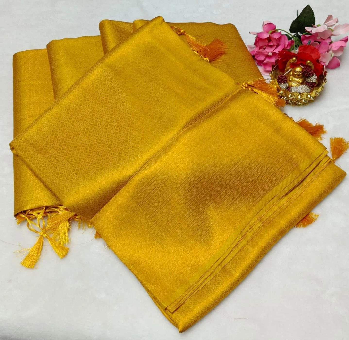 *COPPER SOFTY*
*Premium quality* Sarees 7