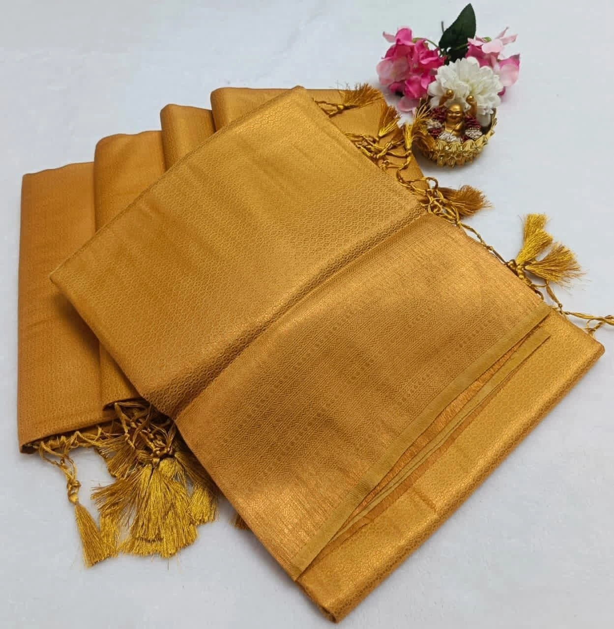 *COPPER SOFTY*
*Premium quality* Sarees 9
