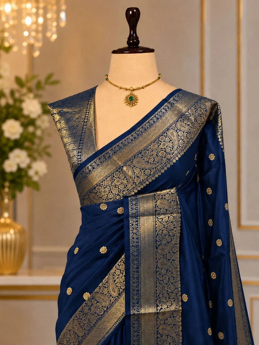 *Banarasi Semi Katan Semi Silk Sarees* 2
