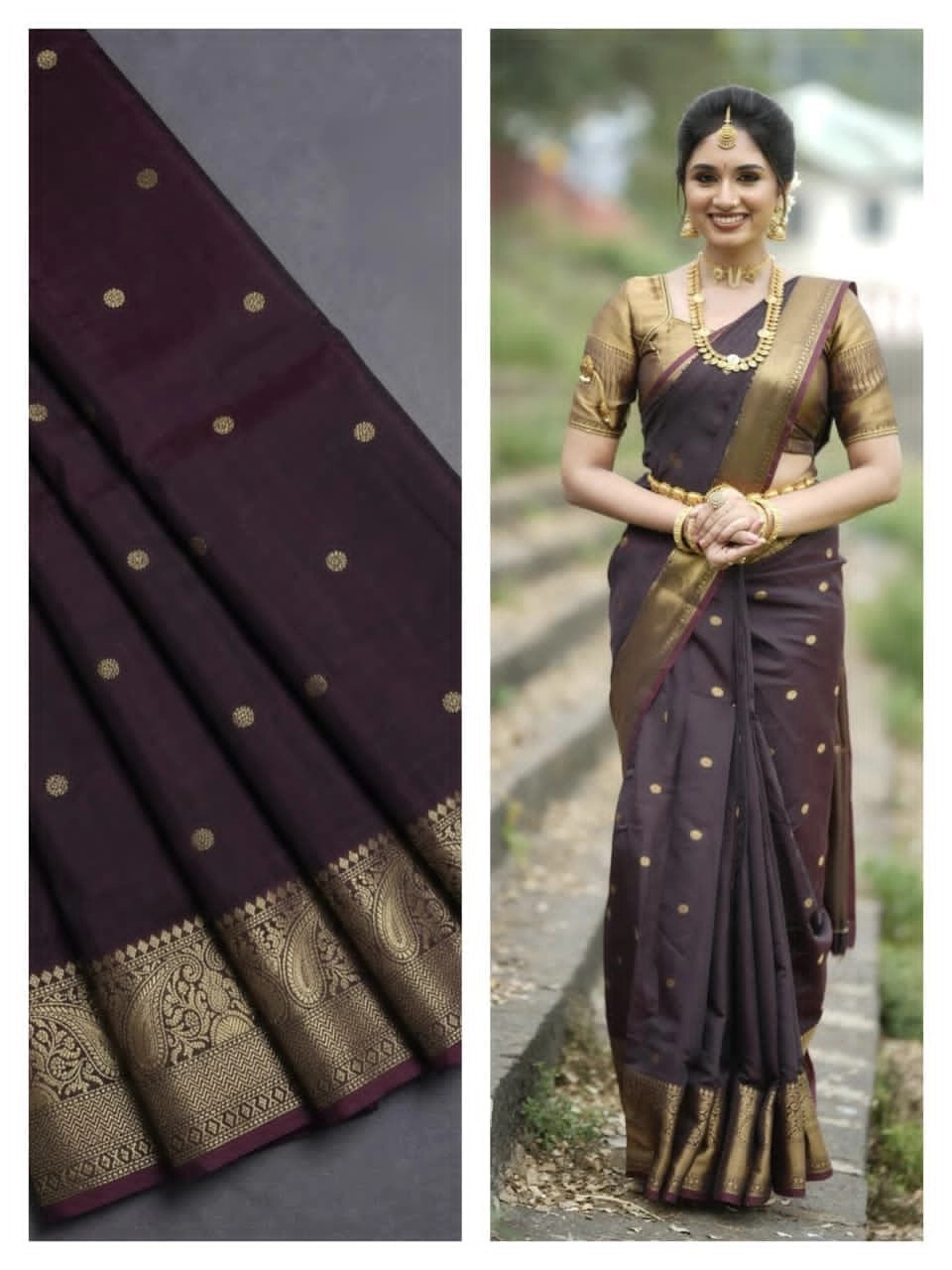 *Banarasi Semi Katan Semi Silk Sarees* 9