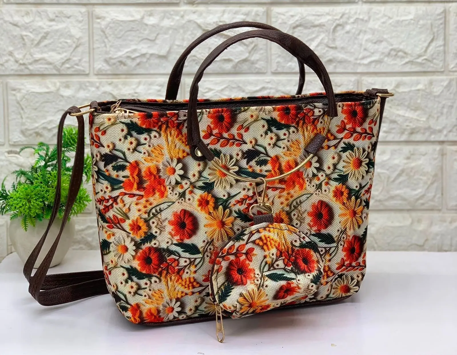 *Fancy Jute Sling For Women And Girls*+ Coin Pouch 4