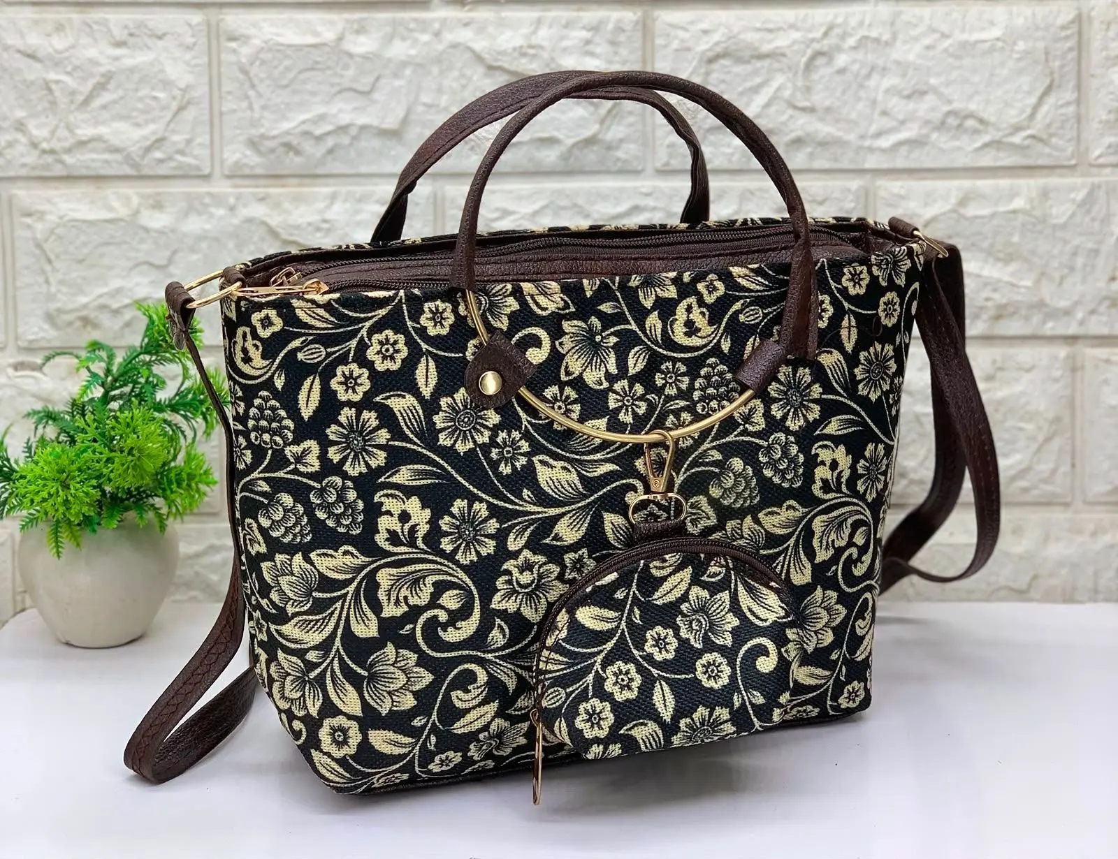 *Fancy Jute Sling For Women And Girls*+ Coin Pouch 7