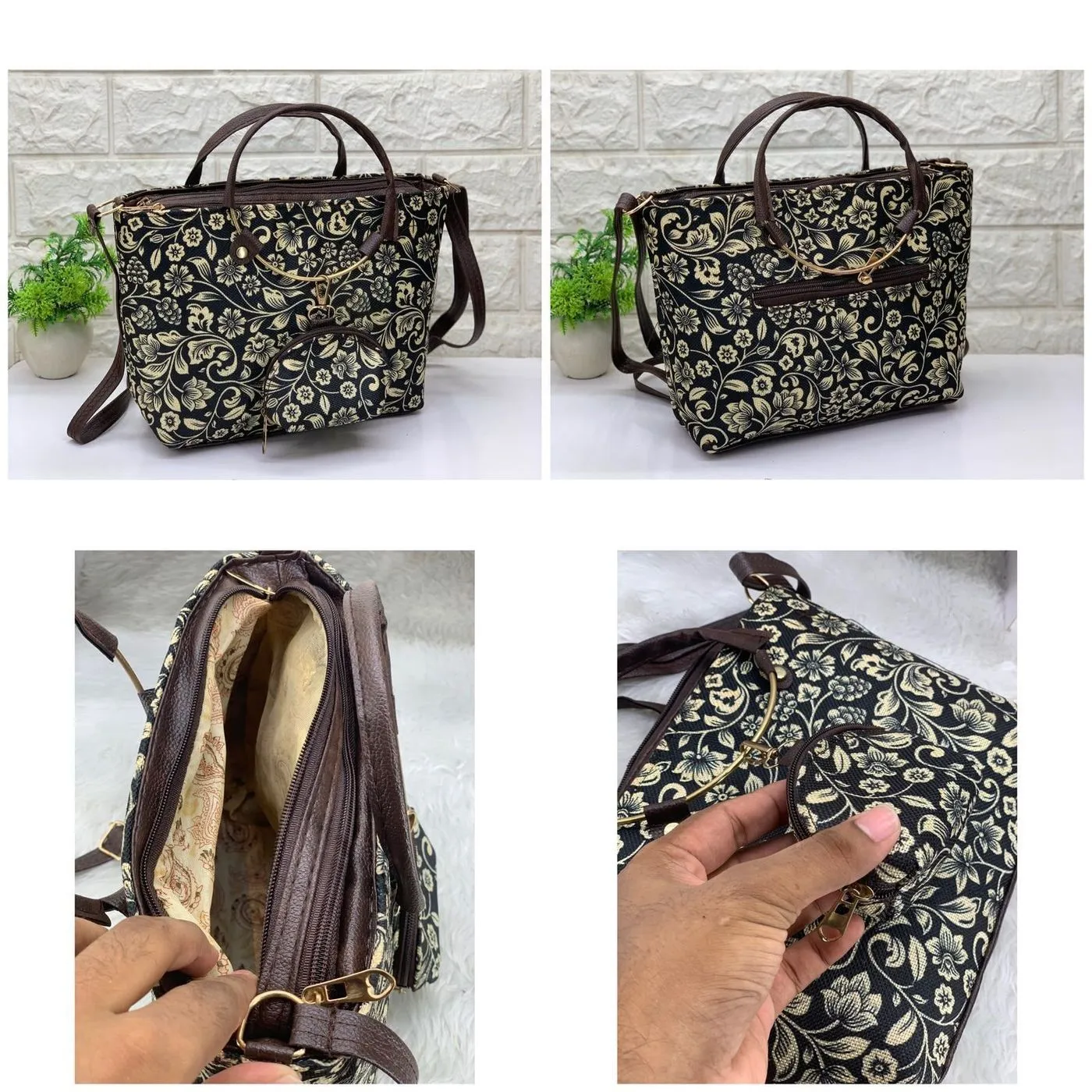 *Fancy Jute Sling For Women And Girls*+ Coin Pouch 8