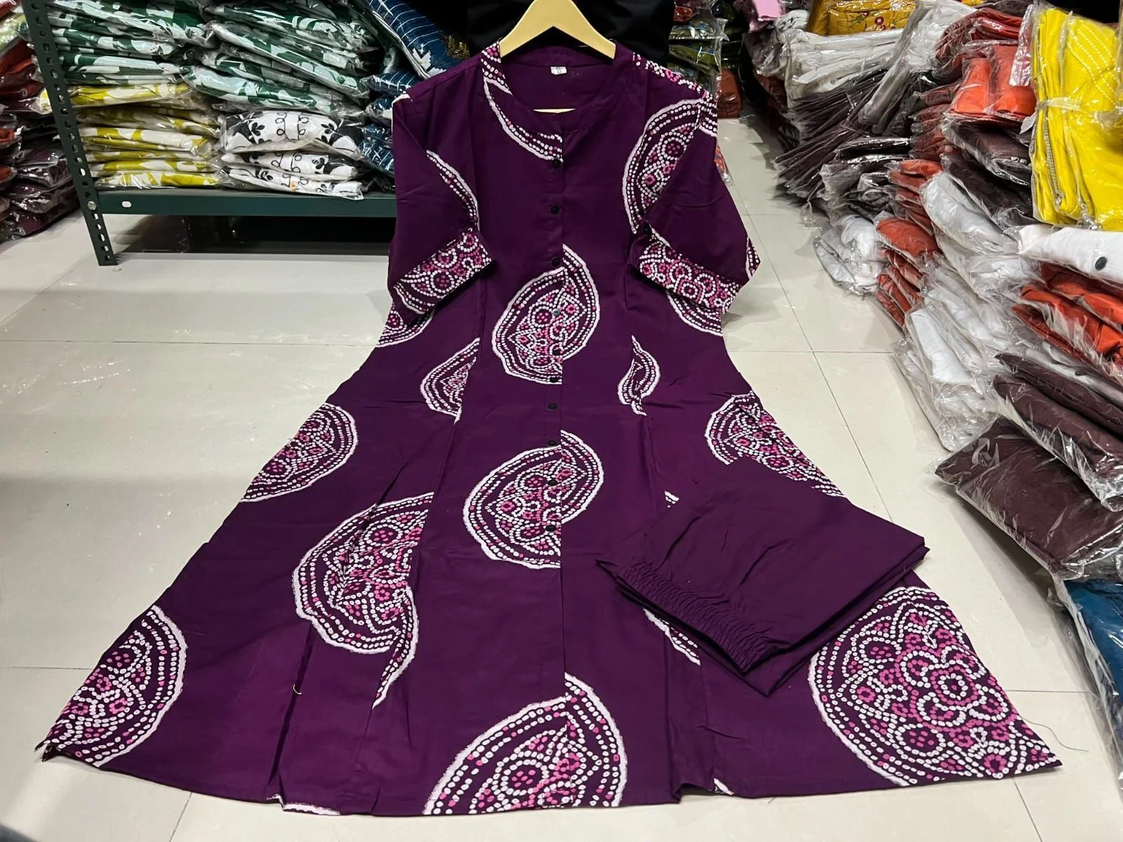 💃Coord - set for all seasons 🌞
Premium cotton  dress with beautiful print work 7