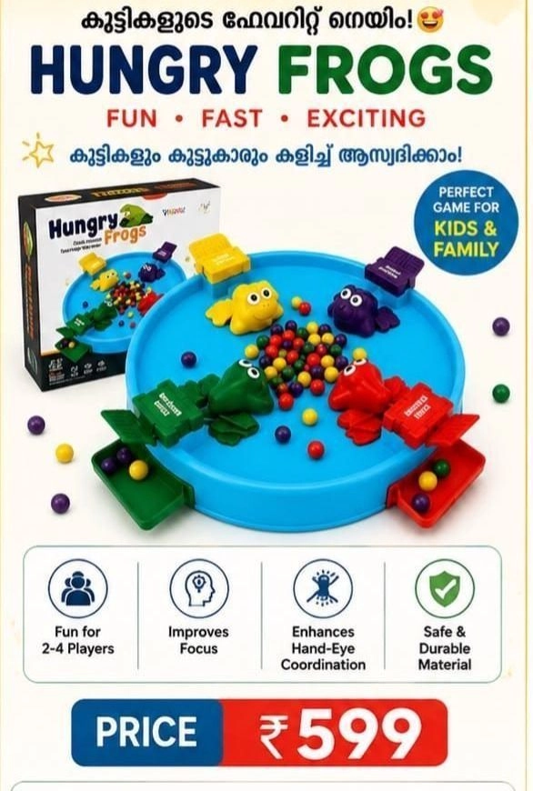 🐸 Hungry Frogs – Fun Family Game!