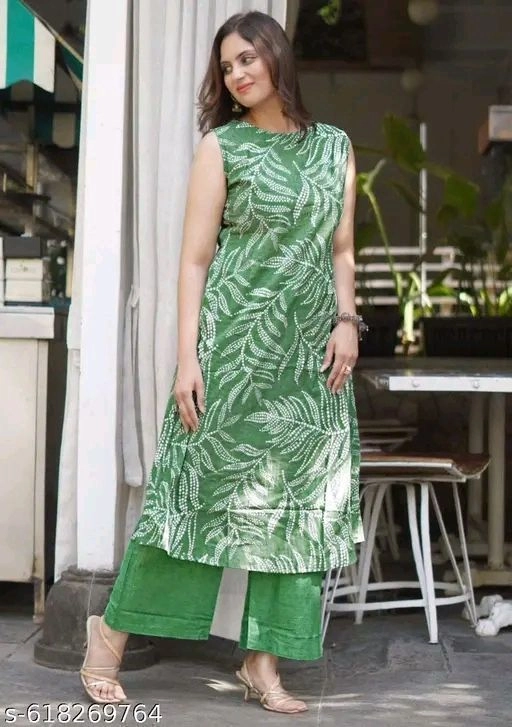 Women Rayon Kurta Palazza Set 4
