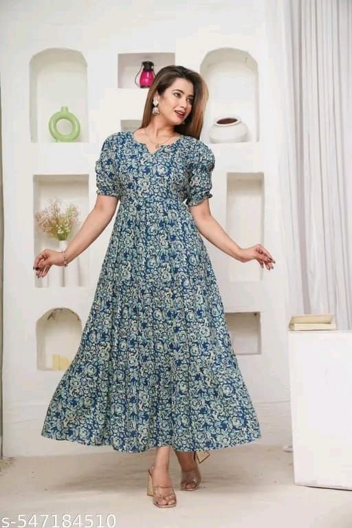 🌸 Stylish Maternity Kurti/Gown 💜 11