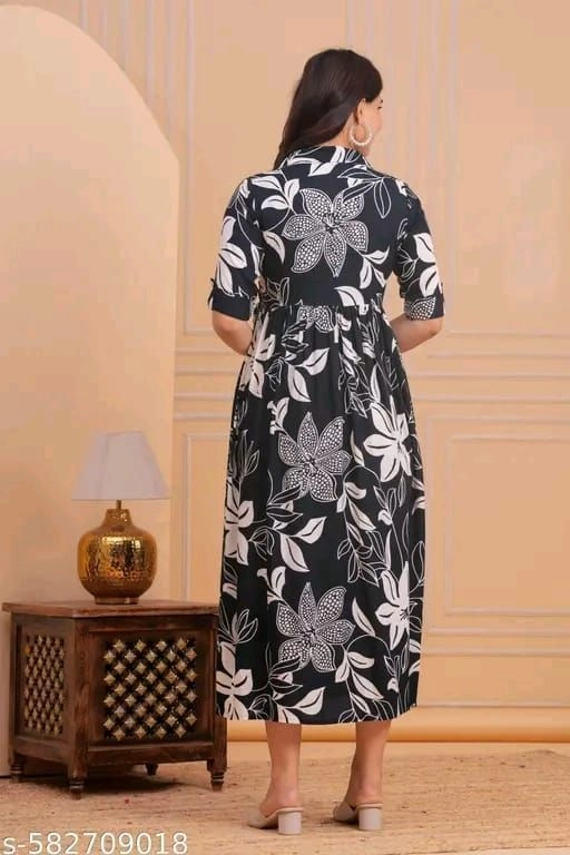 🌸 Stylish Maternity Kurti/Gown 💜 12