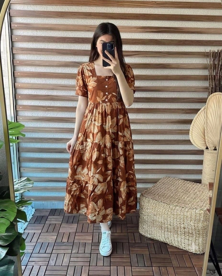 Printed Cotton Midi - A timeless classic for versatile elegance. 10