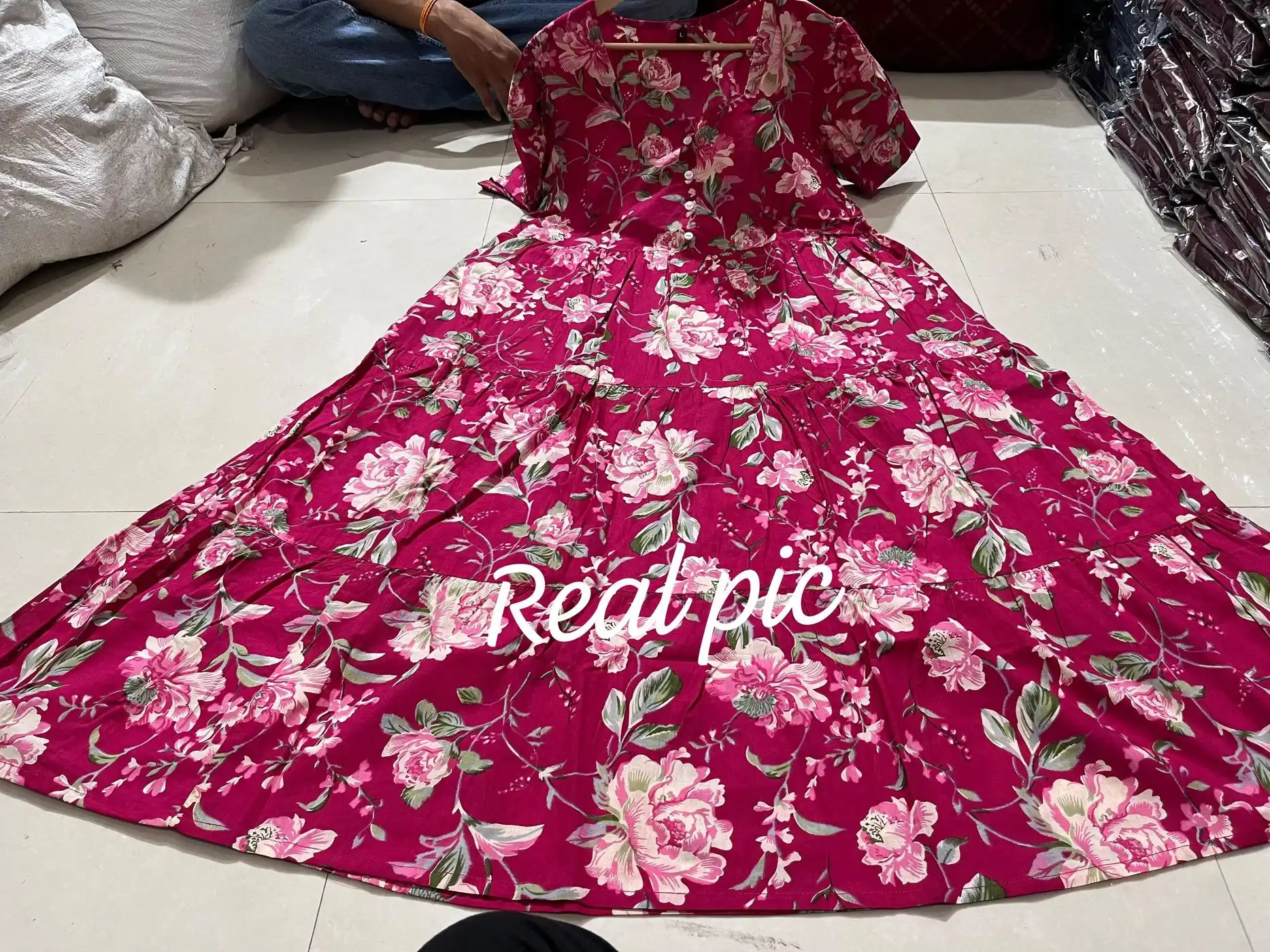 Printed Cotton Midi - A timeless classic for versatile elegance. 17