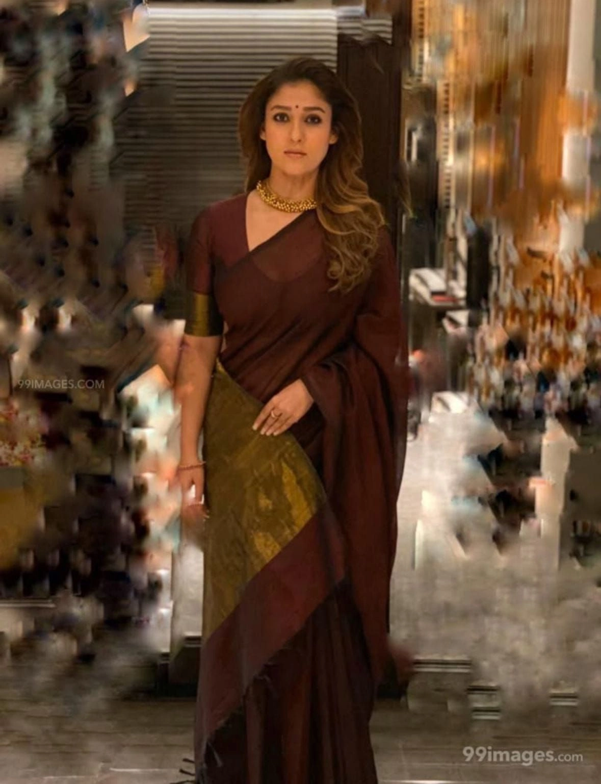 Nayanthara Khadi cotton saree 1