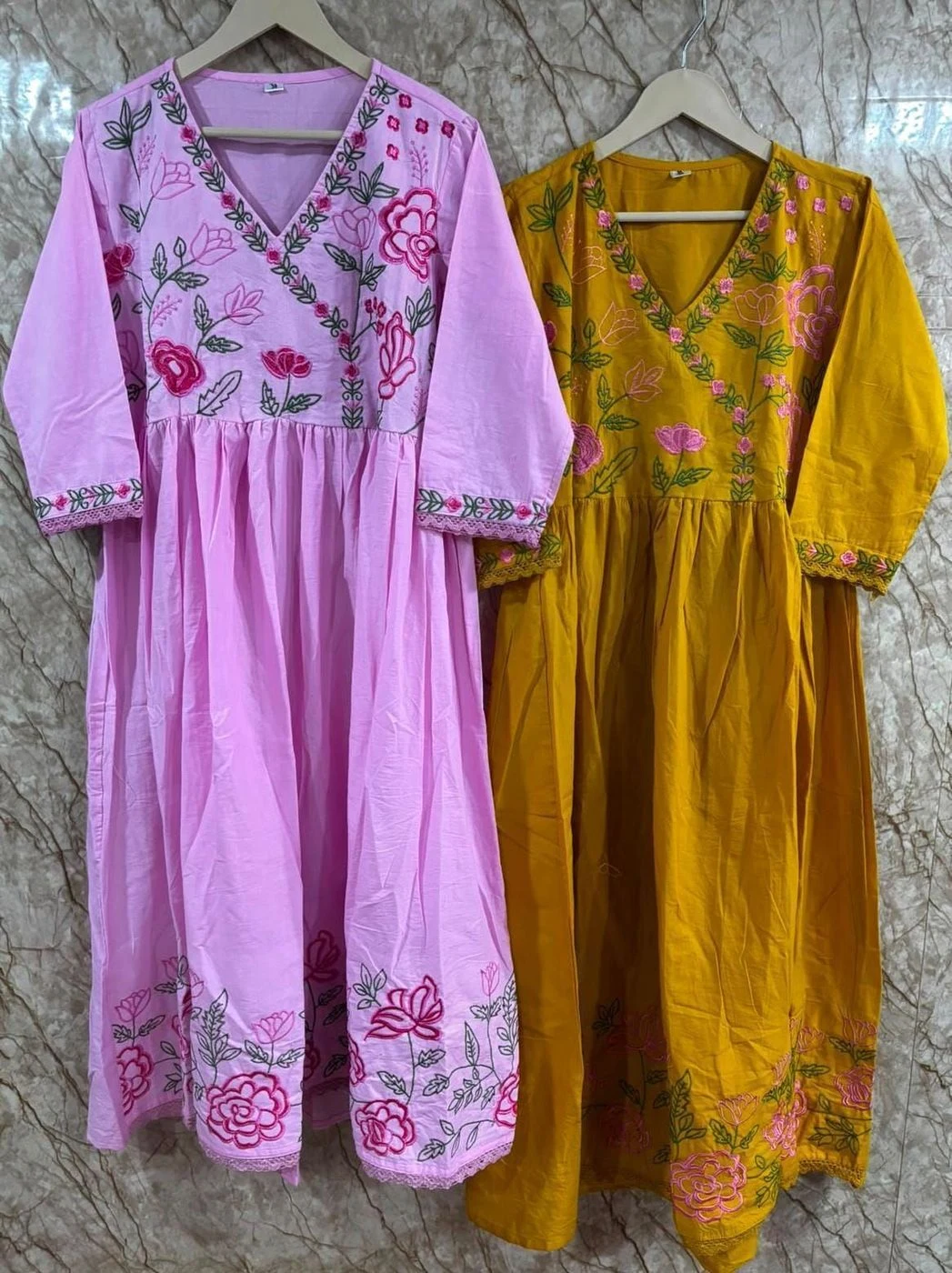 ANARKALI EMBROIDERY 
KURTA PANT WITH DUPPATA SET 11