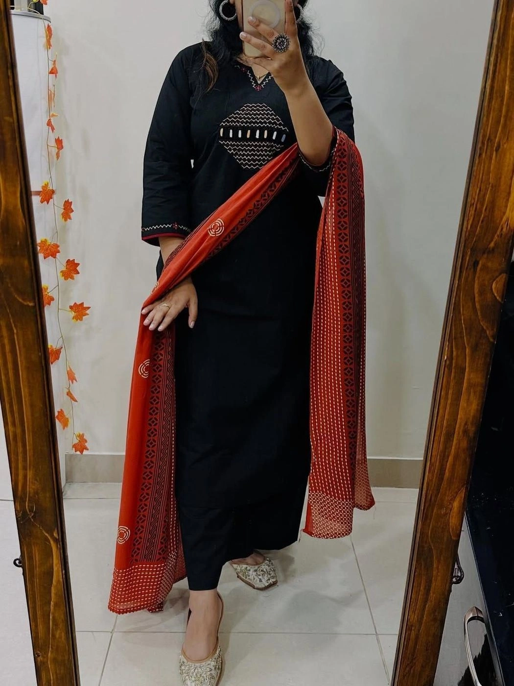 Stylish Ethnic Kurti Pant Dupatta Set 2