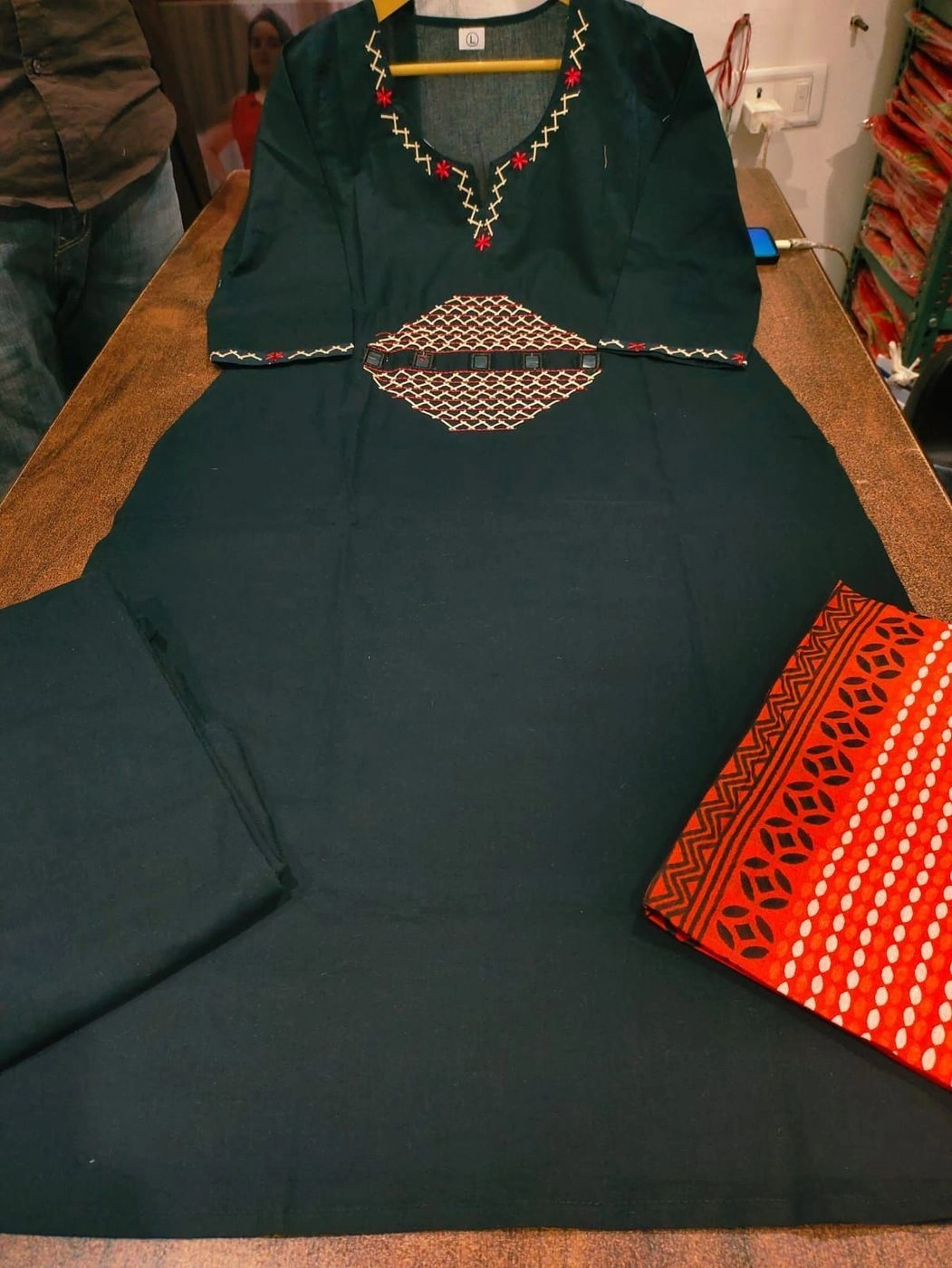 Stylish Ethnic Kurti Pant Dupatta Set 4