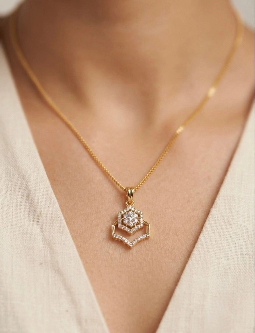 Cubix Bloom AD Pendant Set 4