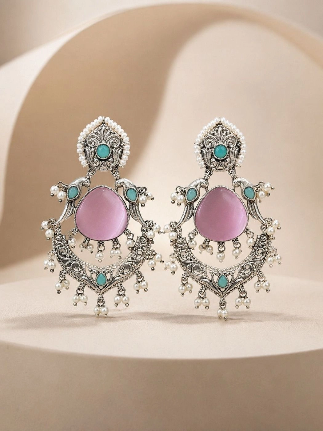 Vintage Mint Dangler Earrings