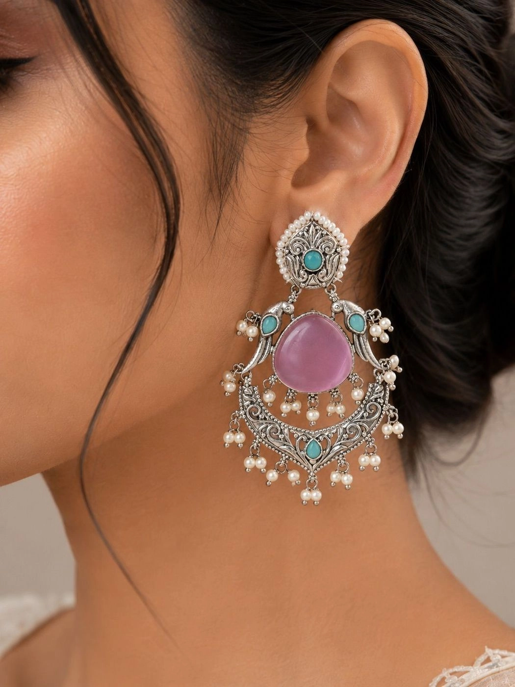 Vintage Mint Dangler Earrings