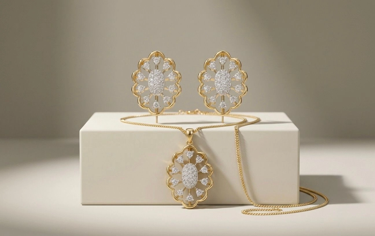 Royal Blossom Pendant Set 5