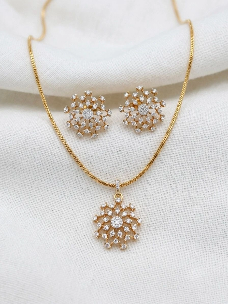 Celestial Snowflake Pendant Set 1