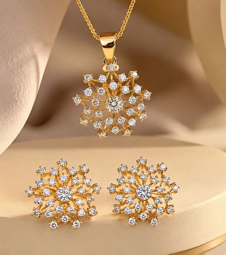 Celestial Snowflake Pendant Set 2