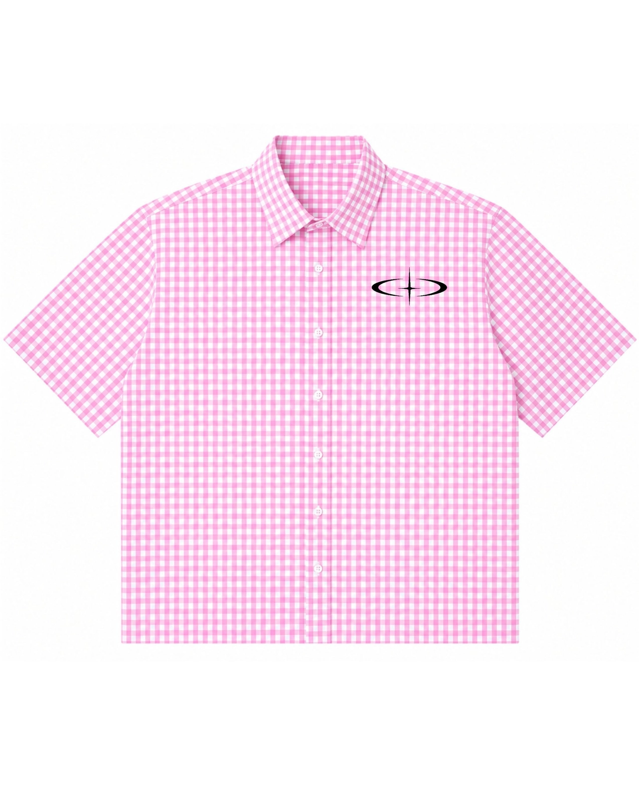 Pink Gingham Boxy Oxford Shirt – “Everything Doesn’t Need to Become Content”