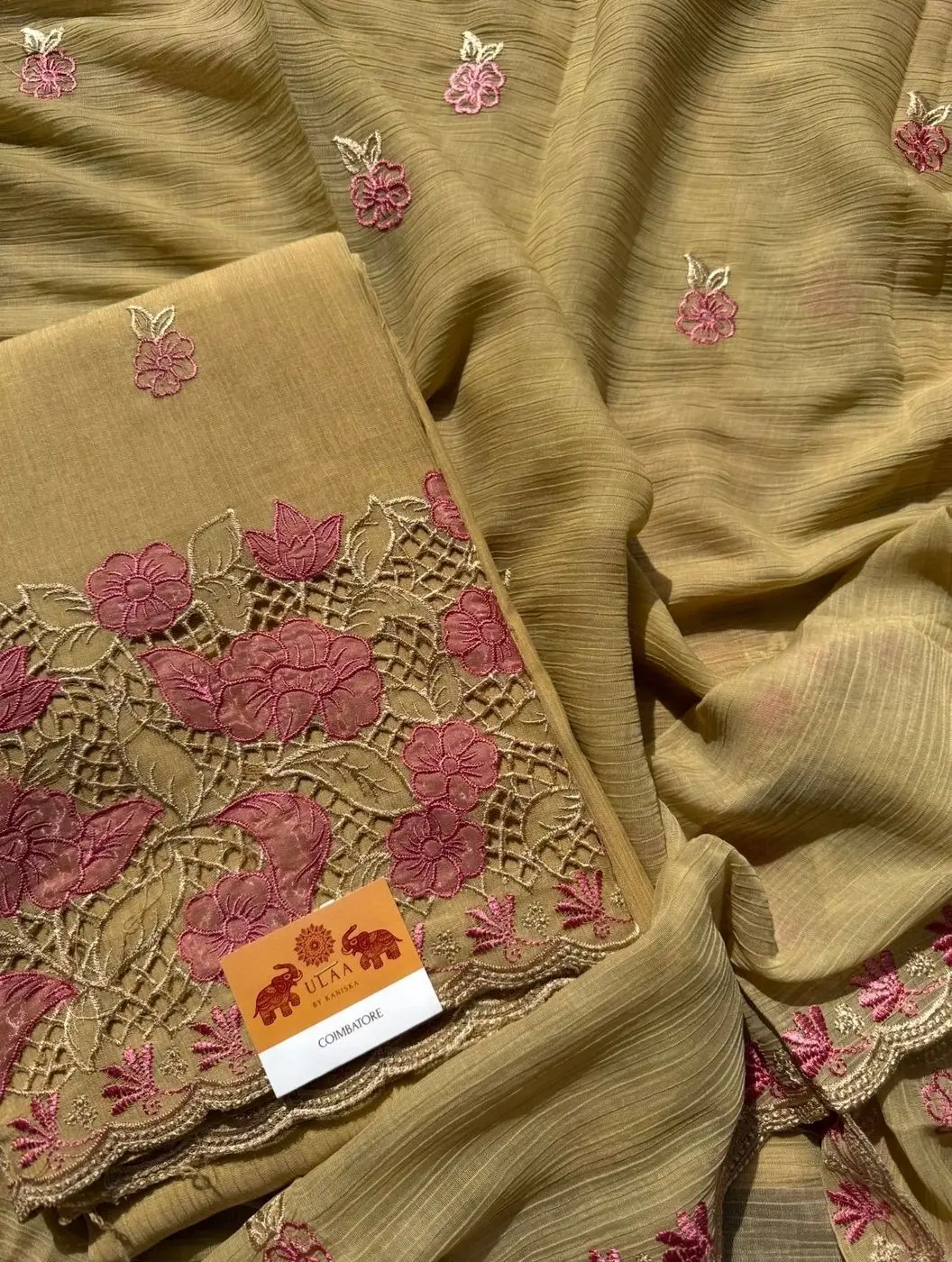 Shiffon Unstitched suit set