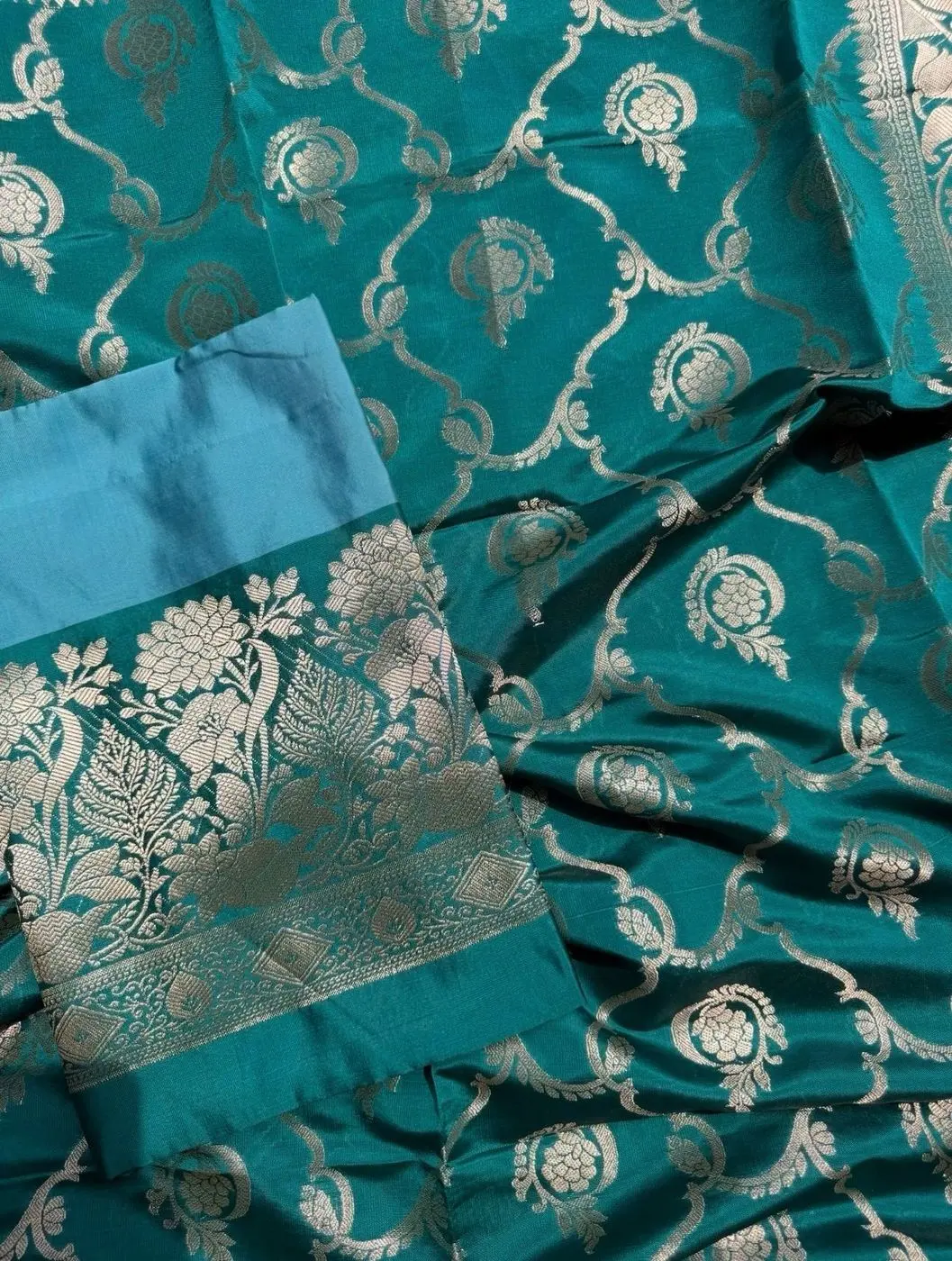 Raw Silk Unstitched suit set