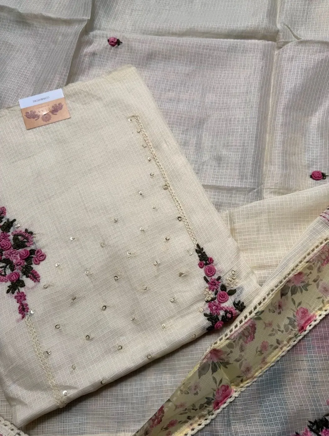 Kota unstitched suit set