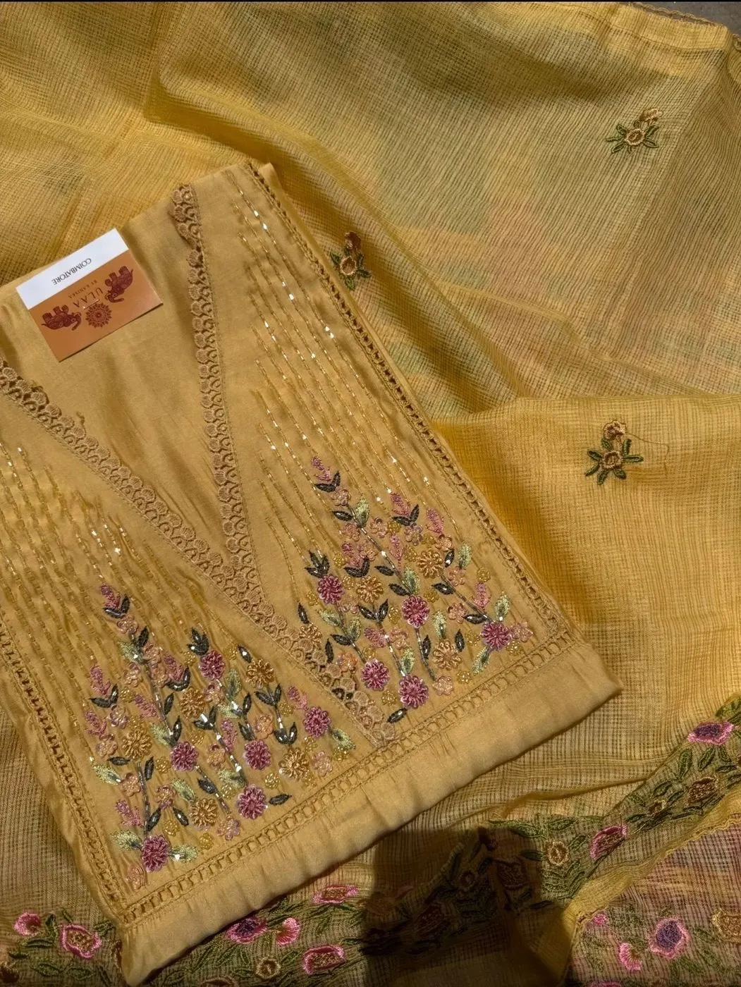 Kota Cotton Unstitched Suit Set