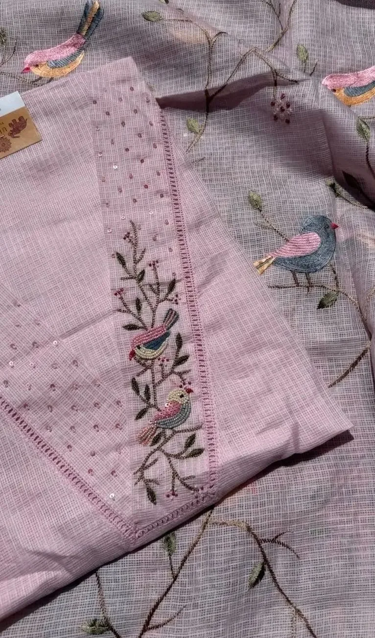 Kota Cotton Unstitched Suit Set