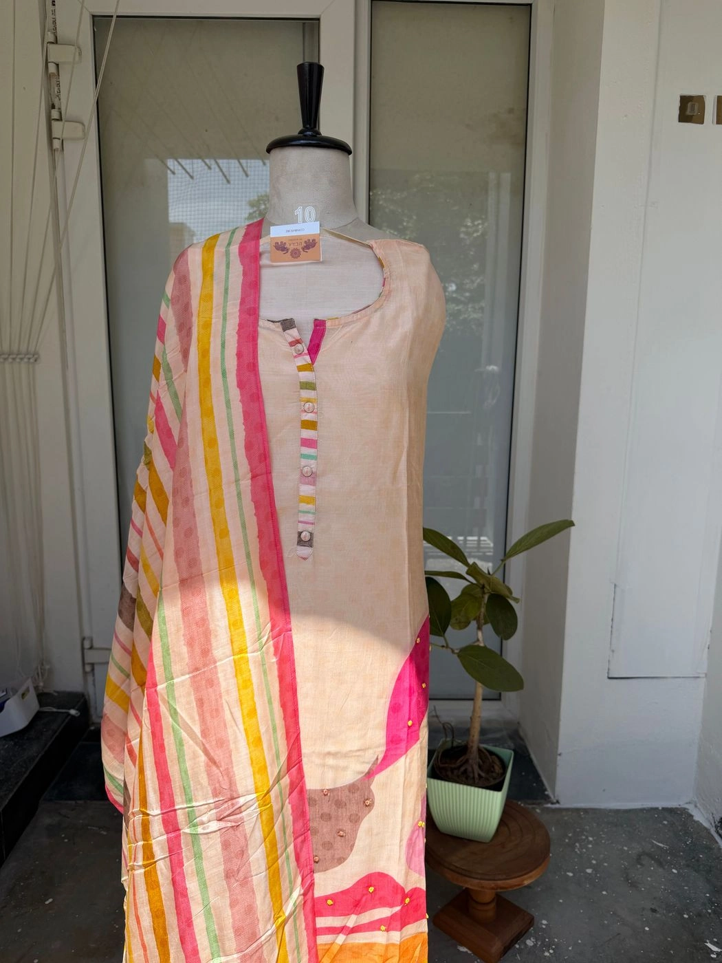 Modal unstitched suit set 1
