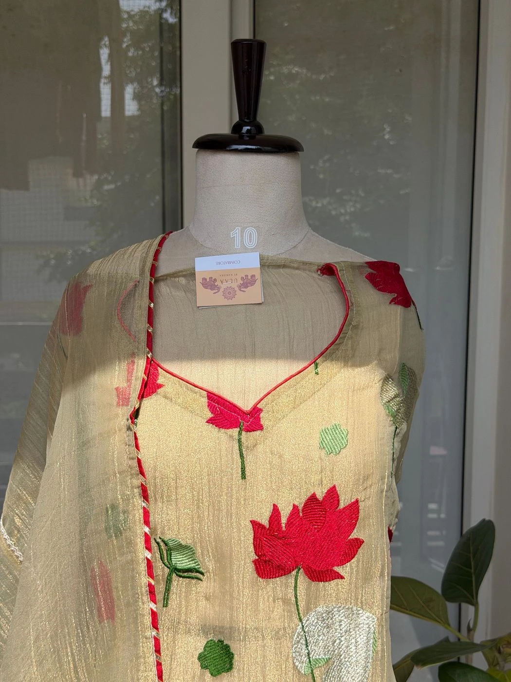 Crushed tissue unstitched suit set 2