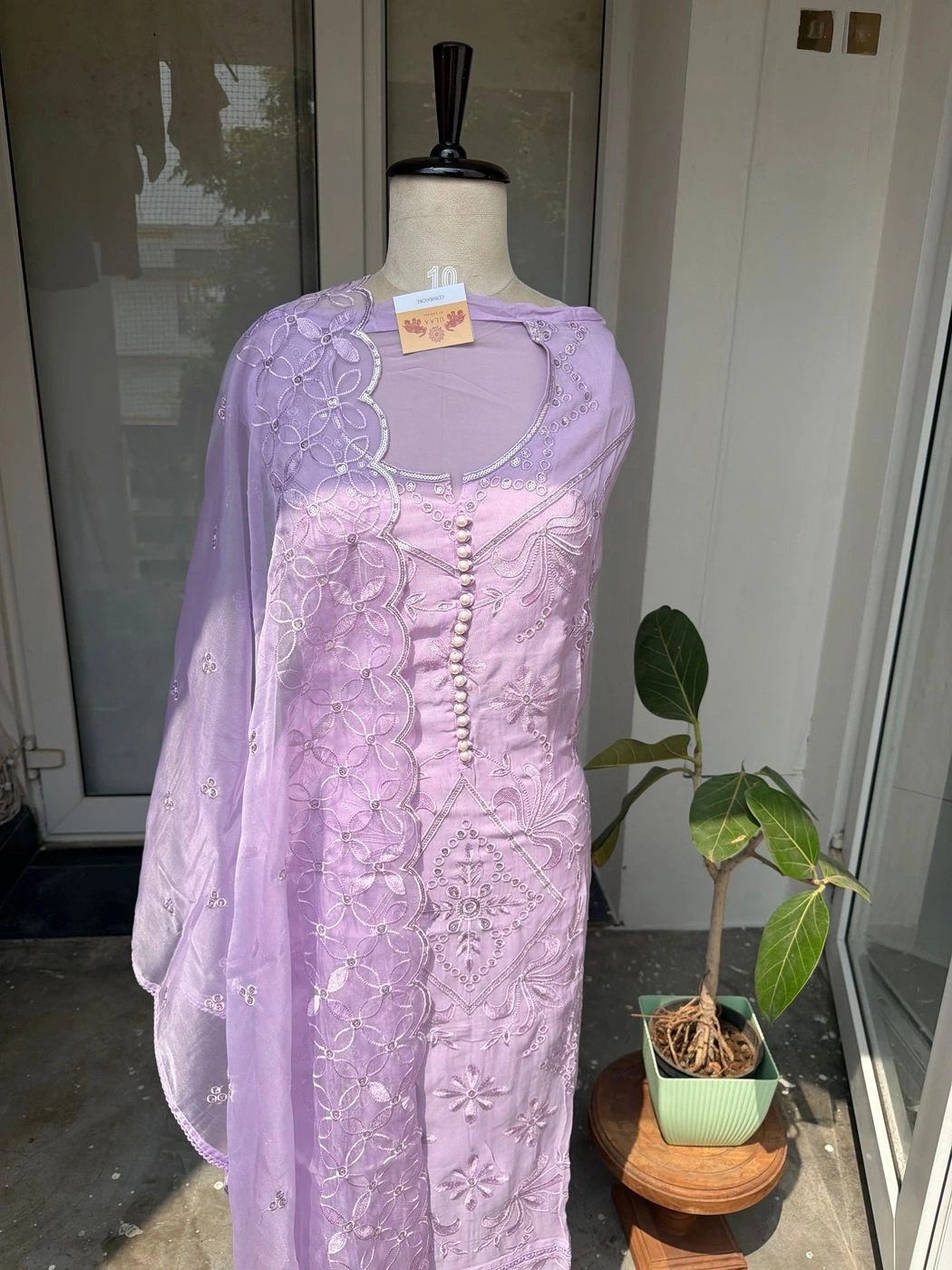 Organza suit set 1