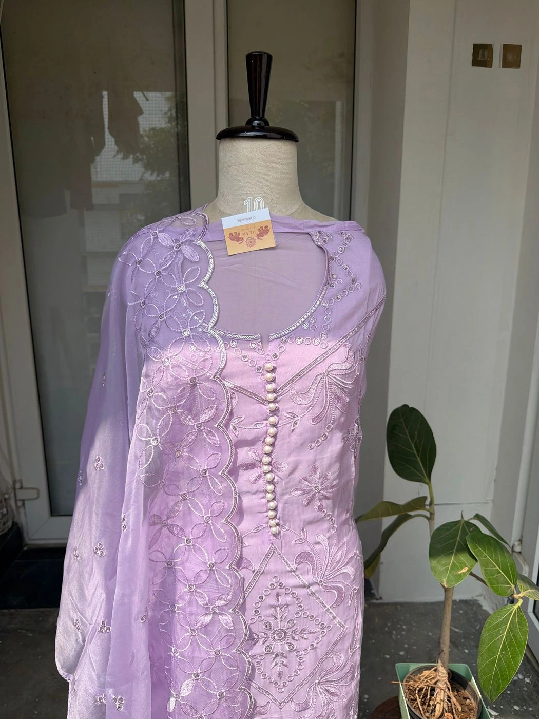 Organza suit set 4