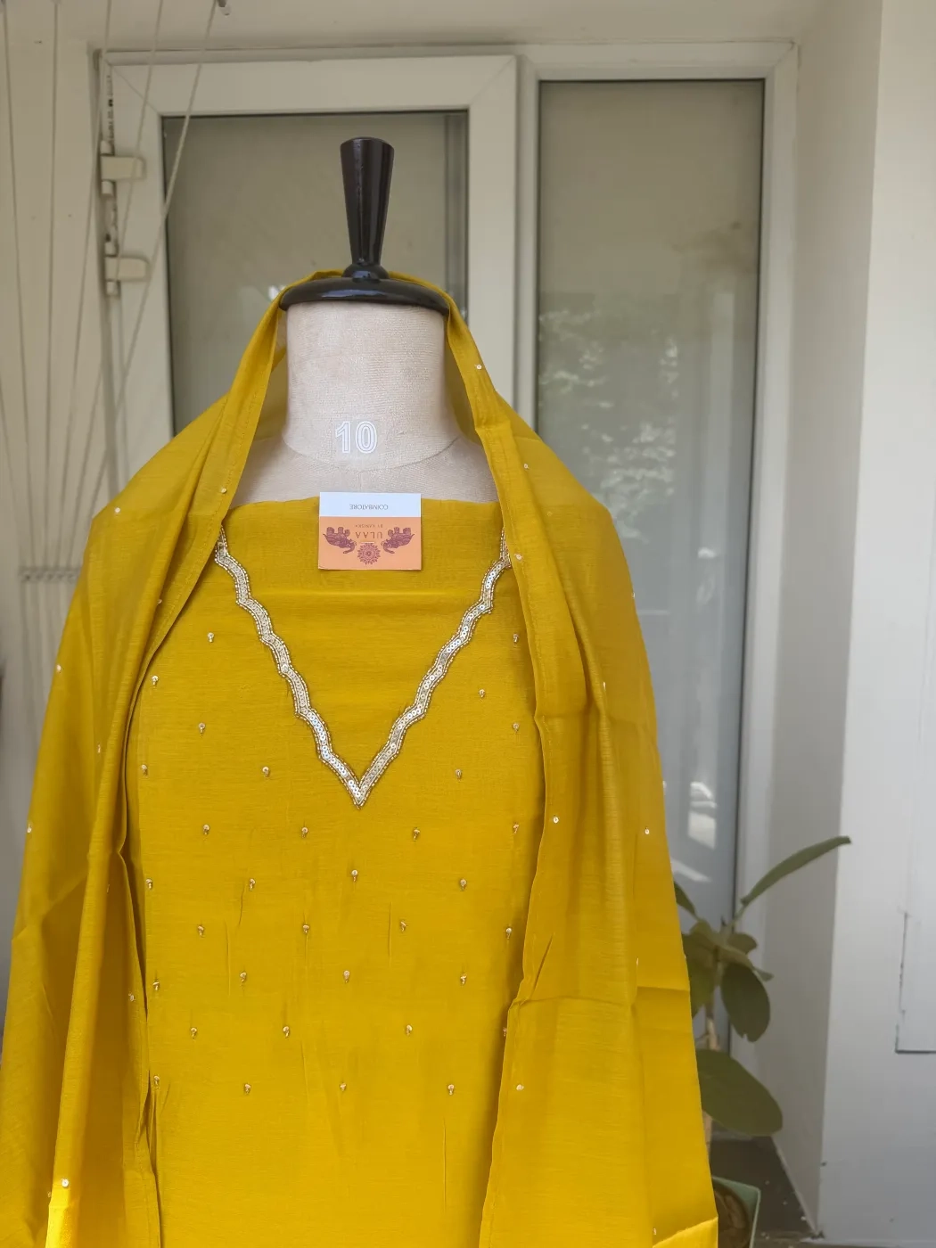 Mul cotton unstitched suit 1