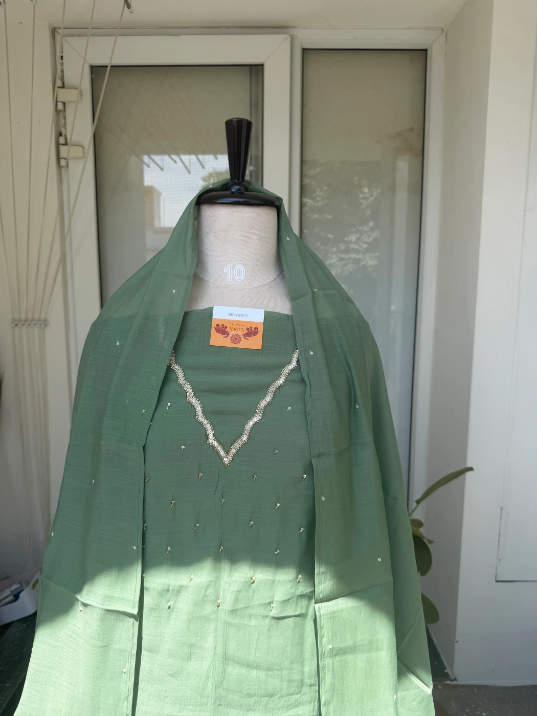 Mul cotton unstitched suit 1