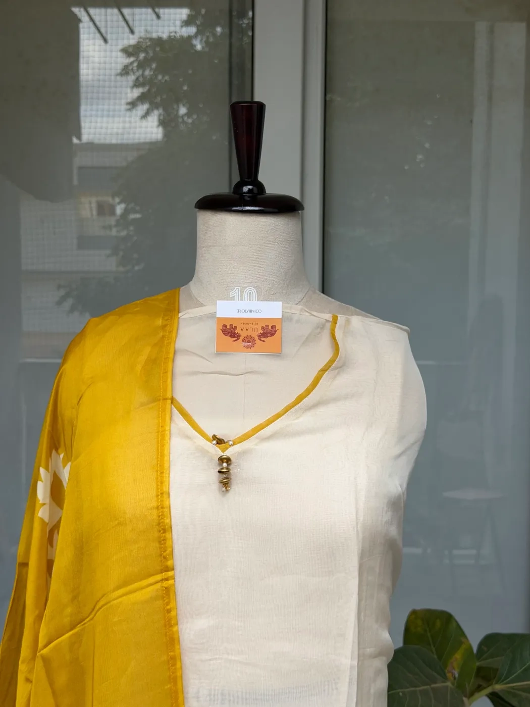 Pure organza unstitched suit 2