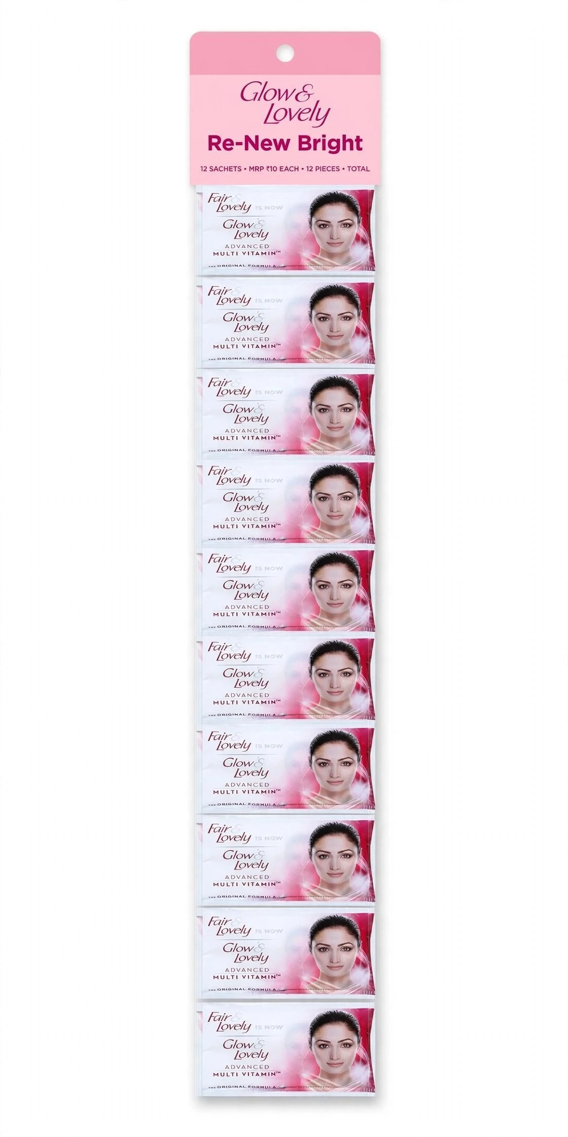 Glow & Lovely Cream 12Pcs  Patta, MRP-10