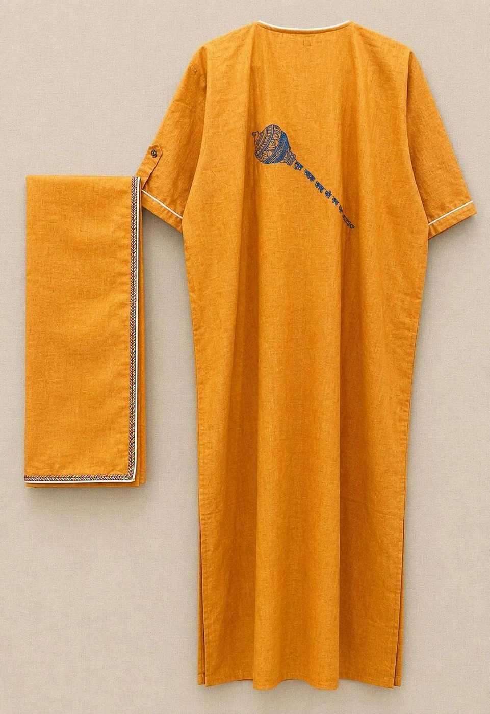 Yellow kurta 3