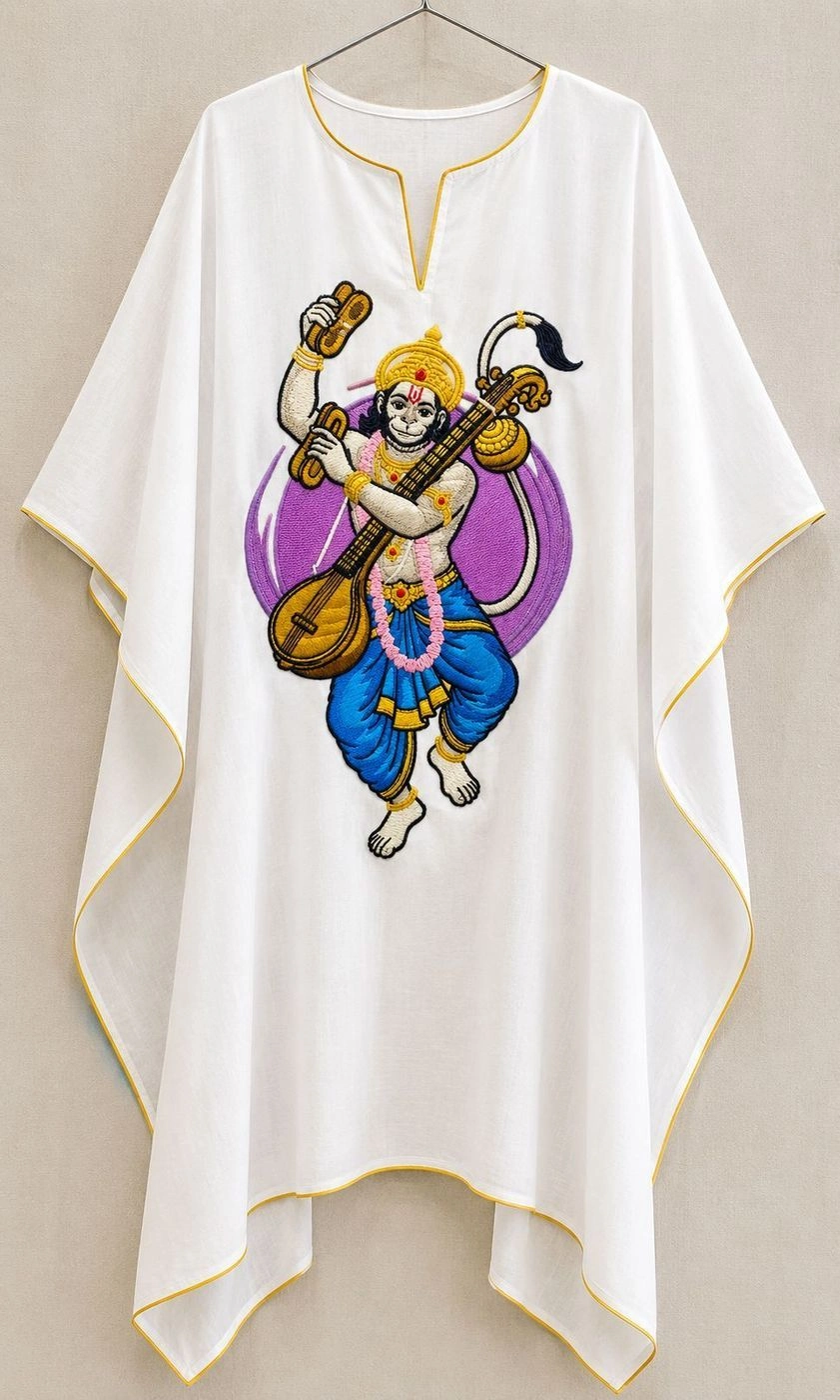 Upcoming white kaftan