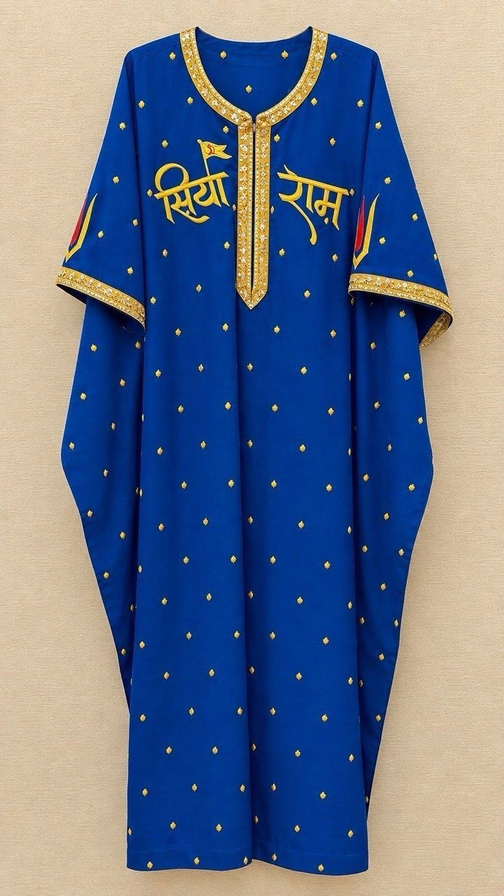 Blue kaftan 1