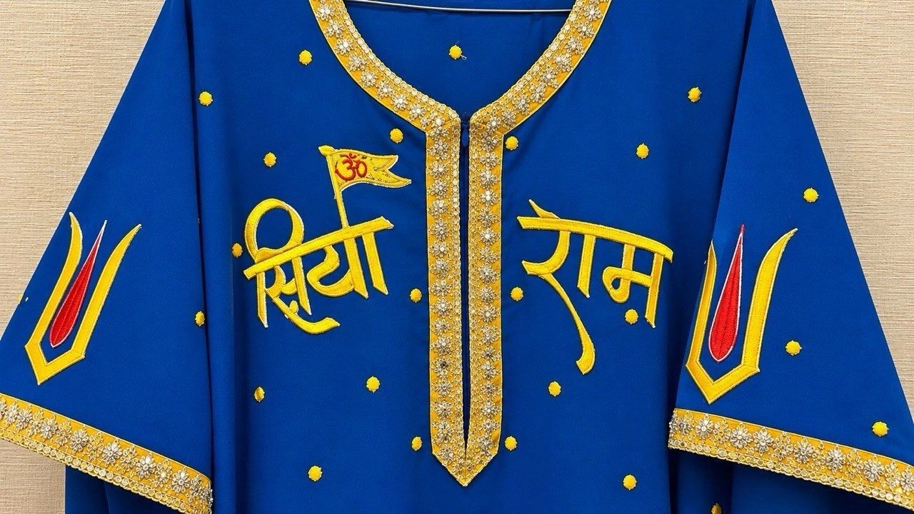 Blue kaftan 2