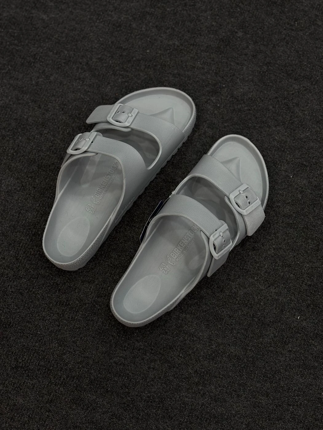 Two Strap Lightweight EVA Sandals - Grey 1