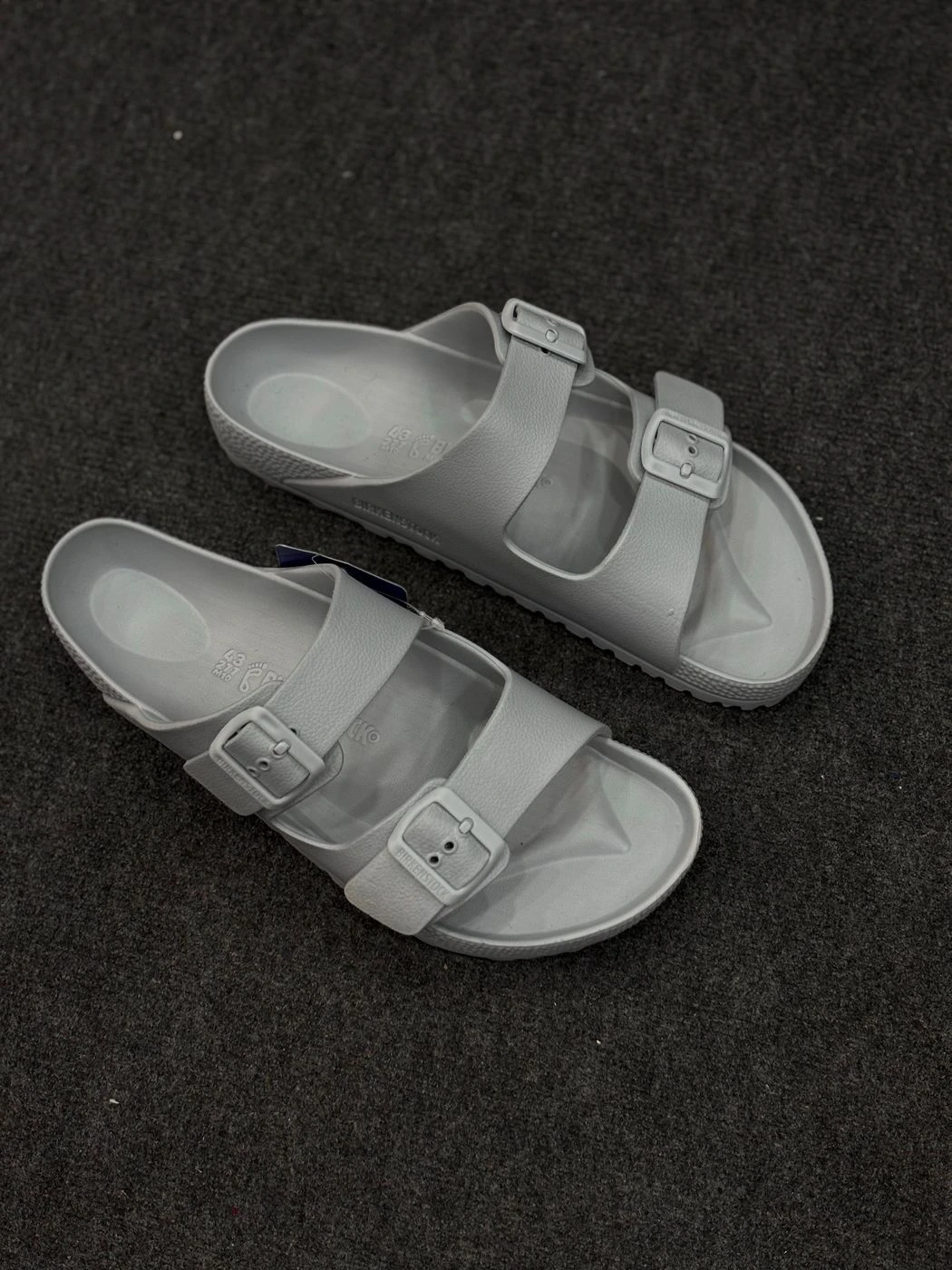 Two Strap Lightweight EVA Sandals - Grey 2