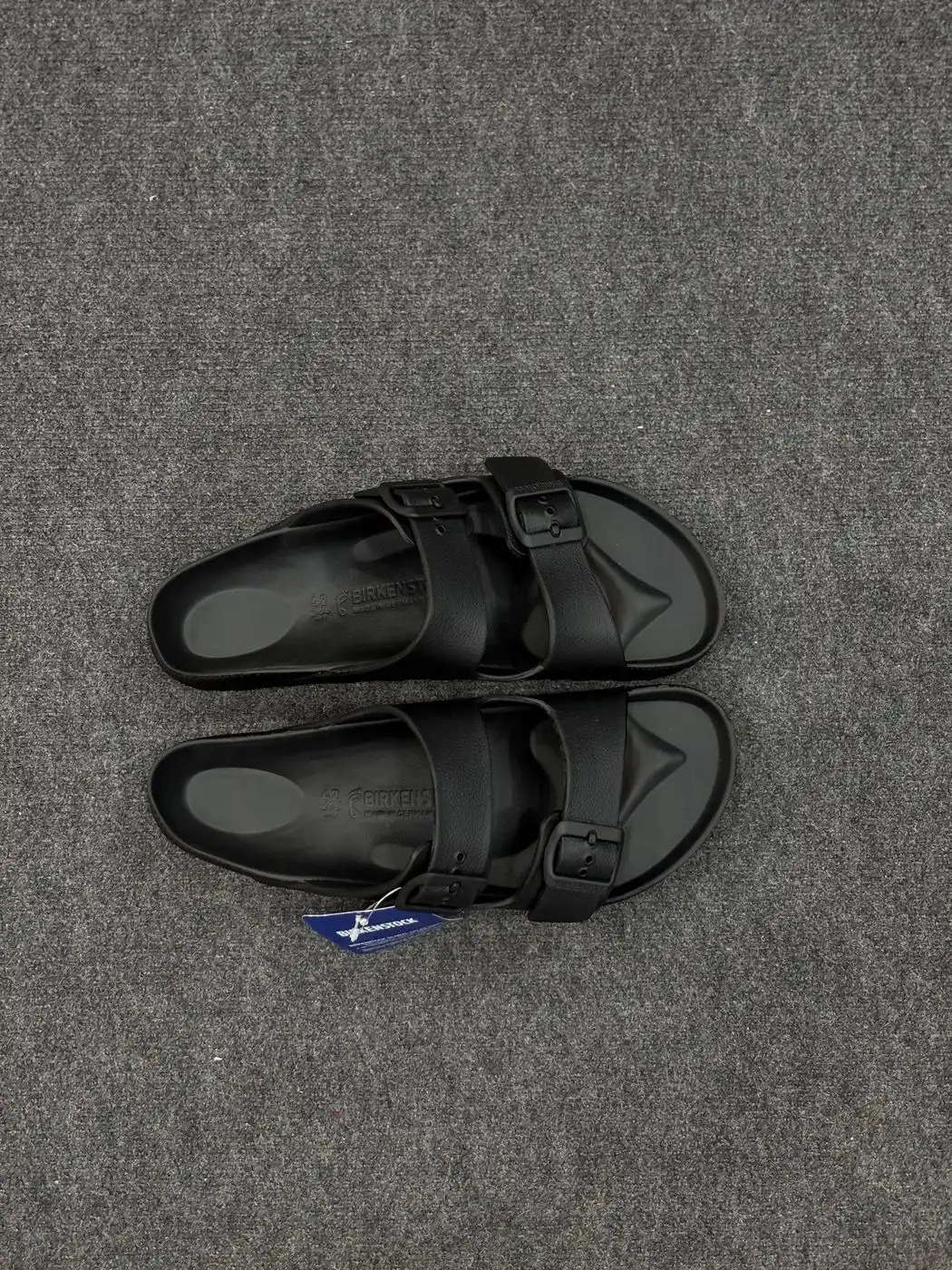 Two Strap Lightweight EVA Sandals black 2