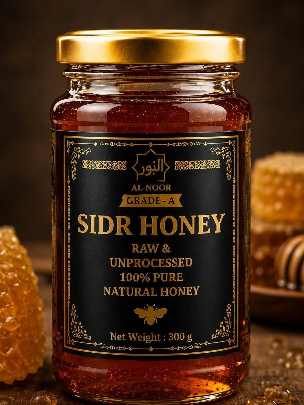 AL-NOOR Premium Sidr Honey – 300g 4