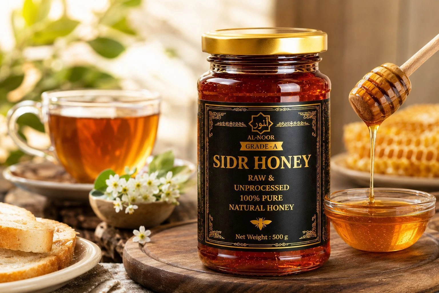AL-NOOR Premium Sidr Honey – 500g 3