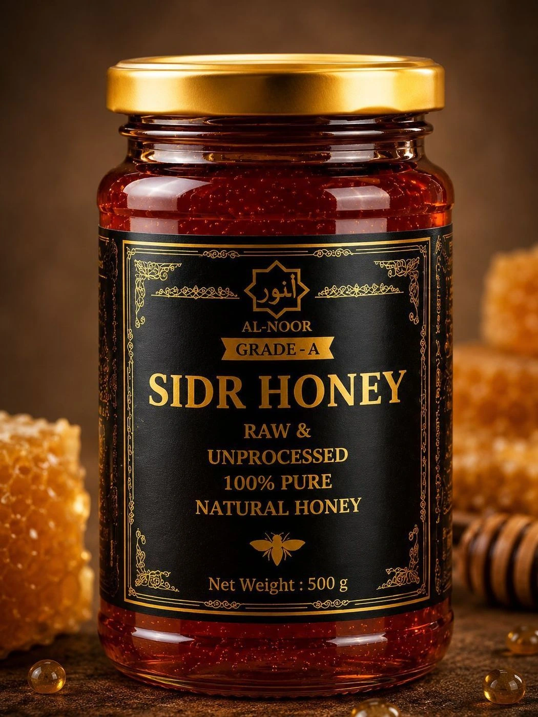 AL-NOOR Premium Sidr Honey – 500g 4