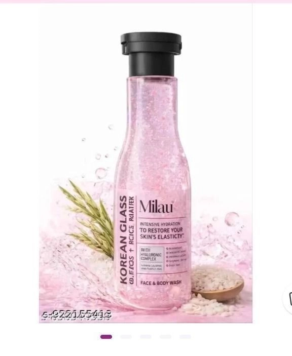 Korean glas face wash